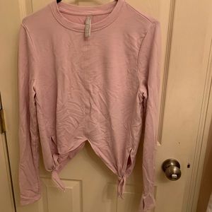Athleta Tie Longsleeve Top